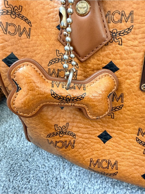 MCM Accessories - MCM Cognac Bone Charm